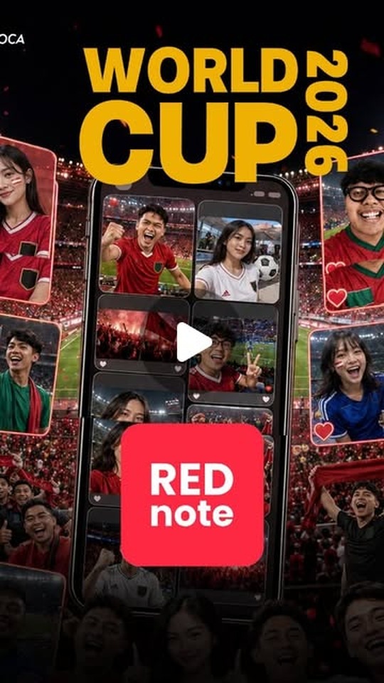 Xiaohongshu Rednote Indonesia World Cup fan club campaign